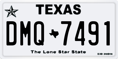 TX license plate DMQ7491