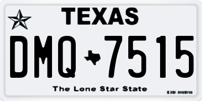 TX license plate DMQ7515
