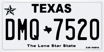 TX license plate DMQ7520