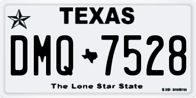 TX license plate DMQ7528
