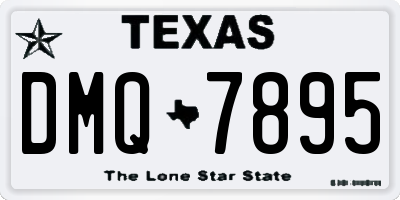 TX license plate DMQ7895