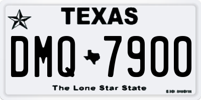 TX license plate DMQ7900