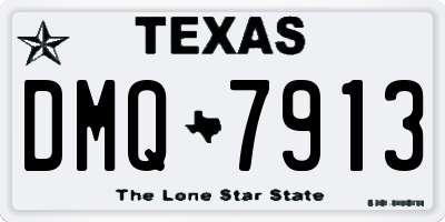 TX license plate DMQ7913