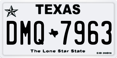TX license plate DMQ7963