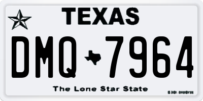 TX license plate DMQ7964