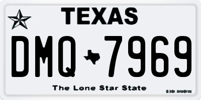 TX license plate DMQ7969