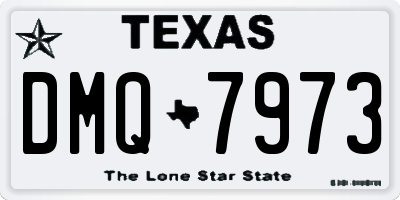 TX license plate DMQ7973