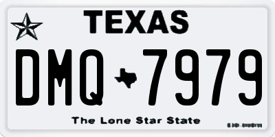 TX license plate DMQ7979