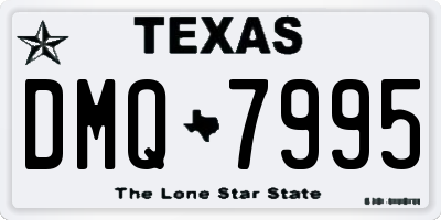 TX license plate DMQ7995