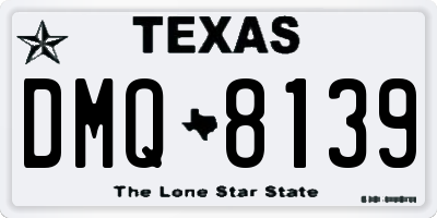 TX license plate DMQ8139