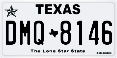 TX license plate DMQ8146