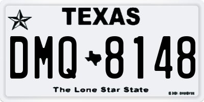 TX license plate DMQ8148