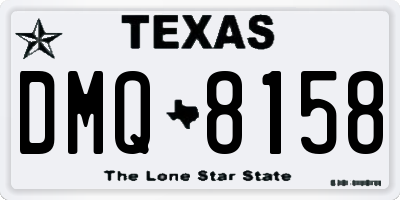 TX license plate DMQ8158