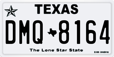TX license plate DMQ8164