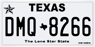 TX license plate DMQ8266