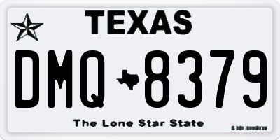 TX license plate DMQ8379
