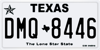 TX license plate DMQ8446
