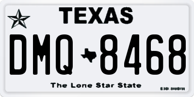 TX license plate DMQ8468
