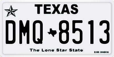 TX license plate DMQ8513