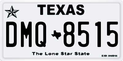 TX license plate DMQ8515