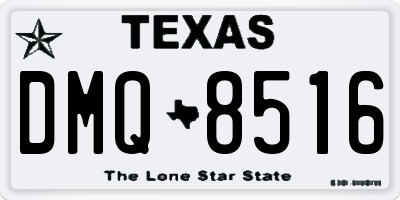 TX license plate DMQ8516