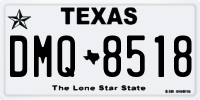 TX license plate DMQ8518