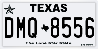 TX license plate DMQ8556
