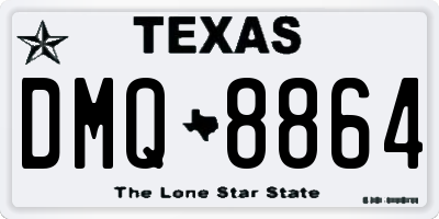 TX license plate DMQ8864