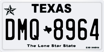 TX license plate DMQ8964
