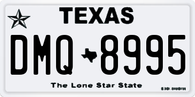 TX license plate DMQ8995
