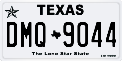 TX license plate DMQ9044