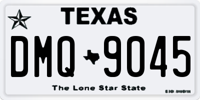 TX license plate DMQ9045