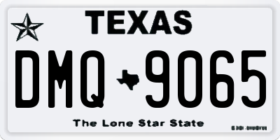 TX license plate DMQ9065