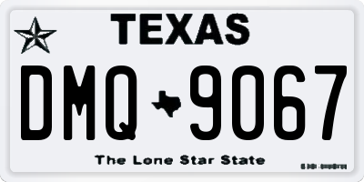 TX license plate DMQ9067