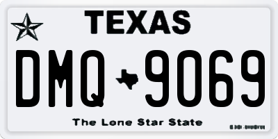 TX license plate DMQ9069