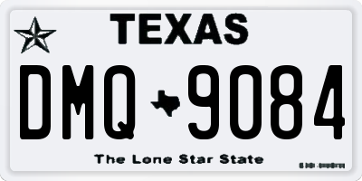 TX license plate DMQ9084