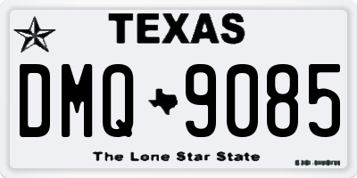 TX license plate DMQ9085