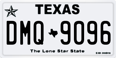 TX license plate DMQ9096