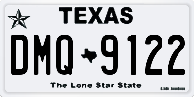 TX license plate DMQ9122