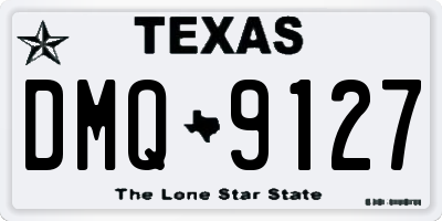 TX license plate DMQ9127