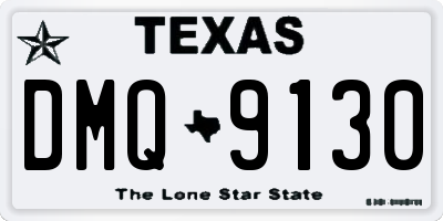TX license plate DMQ9130