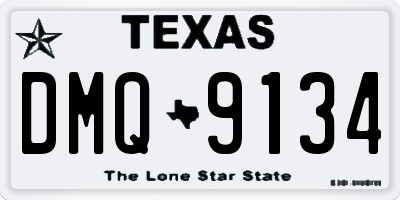 TX license plate DMQ9134