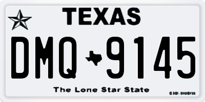 TX license plate DMQ9145