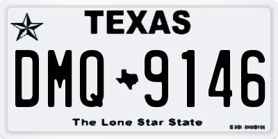 TX license plate DMQ9146