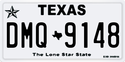TX license plate DMQ9148