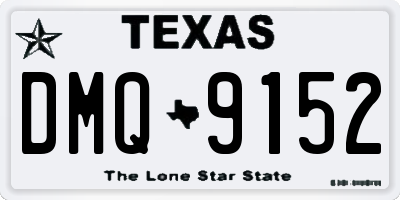 TX license plate DMQ9152