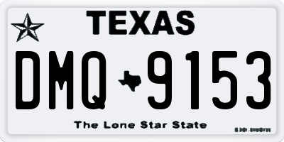 TX license plate DMQ9153