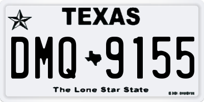 TX license plate DMQ9155