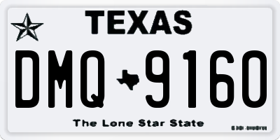 TX license plate DMQ9160