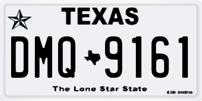 TX license plate DMQ9161